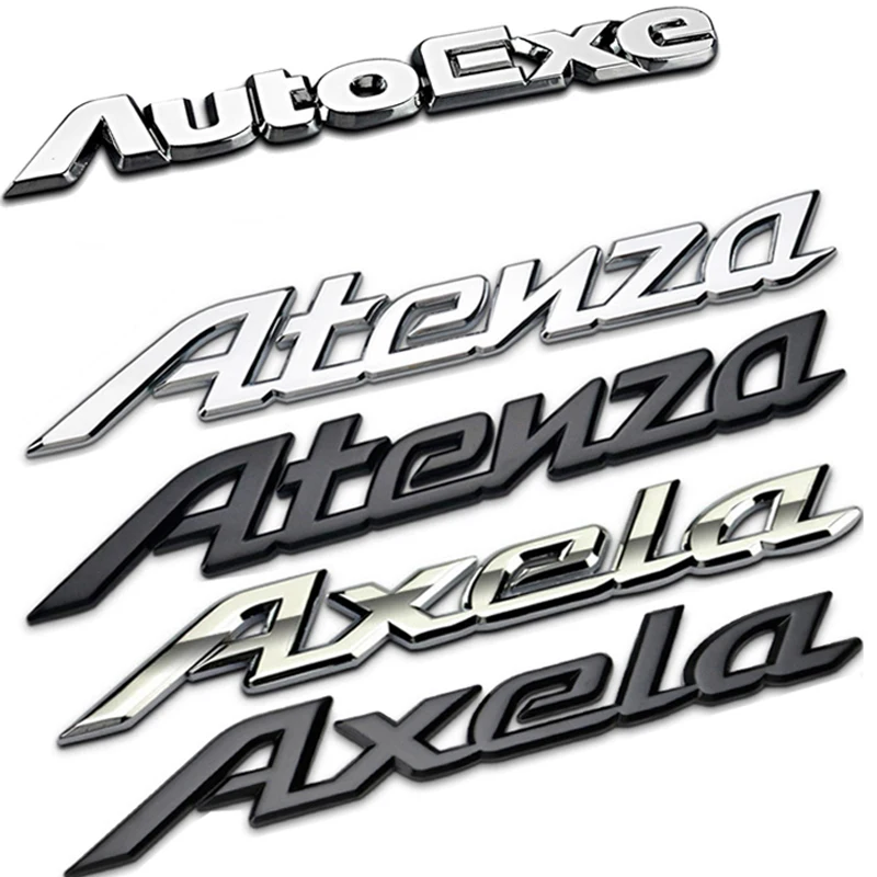 Autoexe Стикеры для Mazda 3 4 года 5 6 CX CX3 Atenza Axela MX RX8 RX7 323 626 Скорость хромированные
