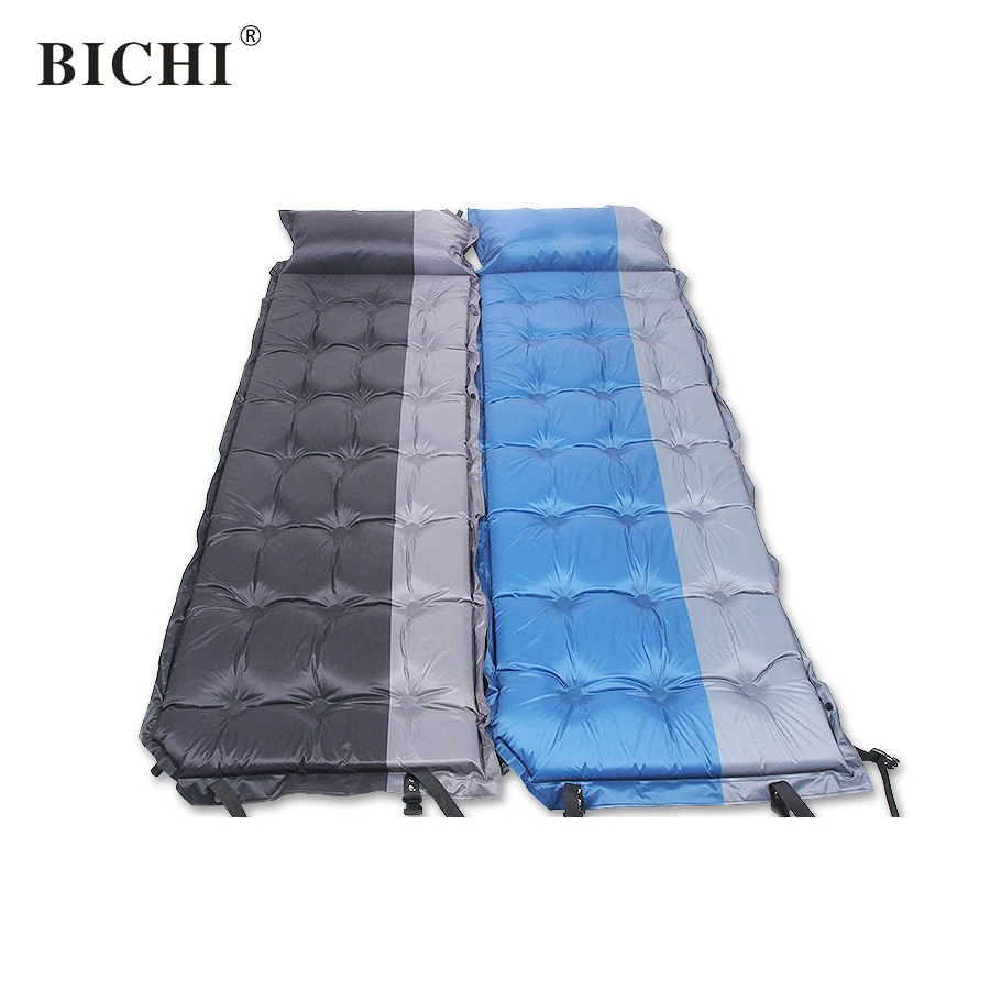 BICHI Outdoor Camping Beach Mat Pad Self inflatable Cushion Sleeping