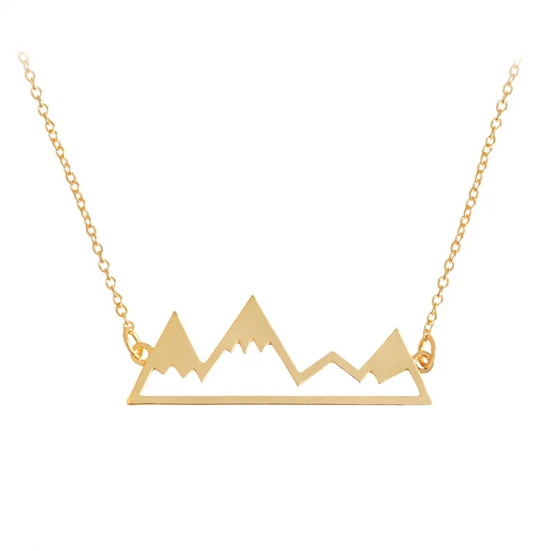 Mountain Top Necklace Snowy Mountain Necklace Dainty Hiking Nature Outdoor Jewelry Mountain Climbing Gifts Mountain Top Necklace Snowy Mountain Necklace Dainty Hiking Nature Outdoor Jewelry Mountain Climbing Gifts