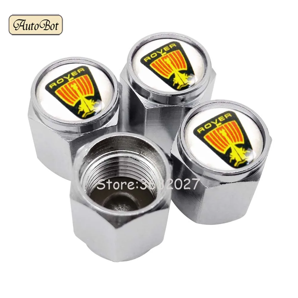 

Car Styling Wheels Tire Valve Stems Caps Rim Sticker for MG Rover 25 45 60 75 600 400 MGZR MG ZS ZT ZT-T MGTF Auto Accessories