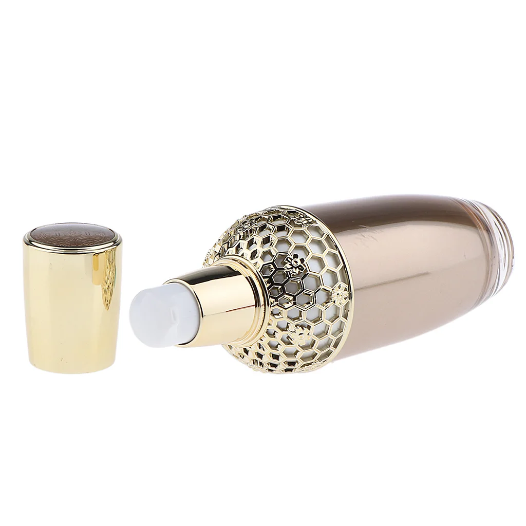 Empty Plastic Pump Bottle Cosmetic Container Refillable Cream Lotion Serum Jar Pot for Travel Home