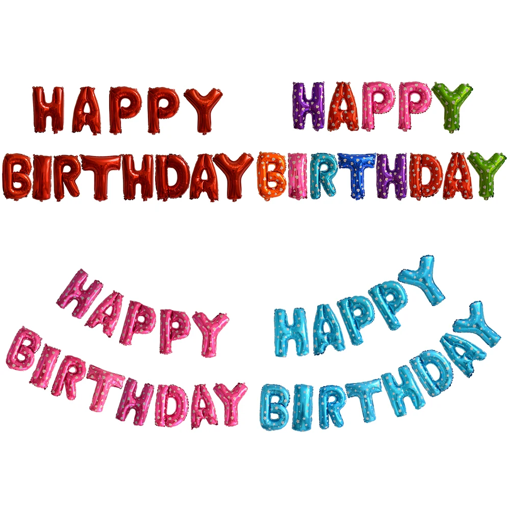 Happy Birthday Balloon Set1