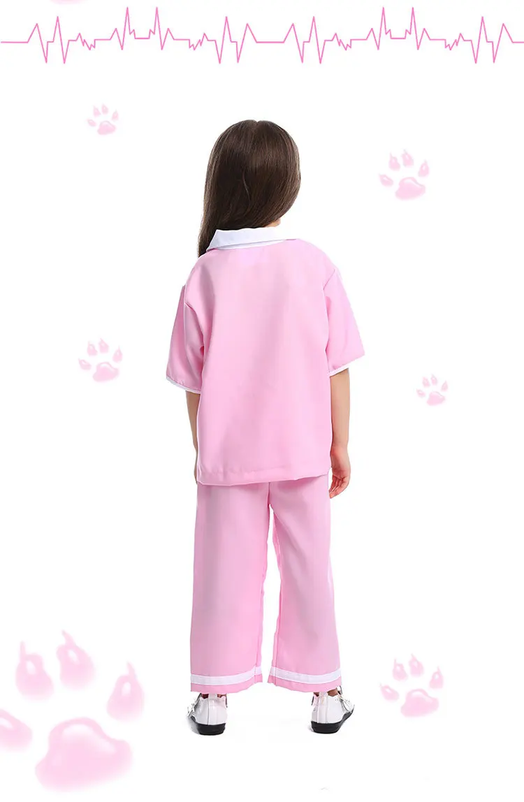 Kids Vet Doctor Suit Costumes Cosplay For Boys and Girls Kindergarten School Day Halloween Party Game Costume Fancy Dress sexy nun costume
