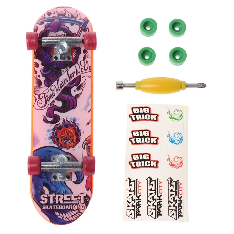 

2018 Alloy Stand Finger Skateboard FingerBoard Skate Trucks Kid Toys Children Gift JUL17_17