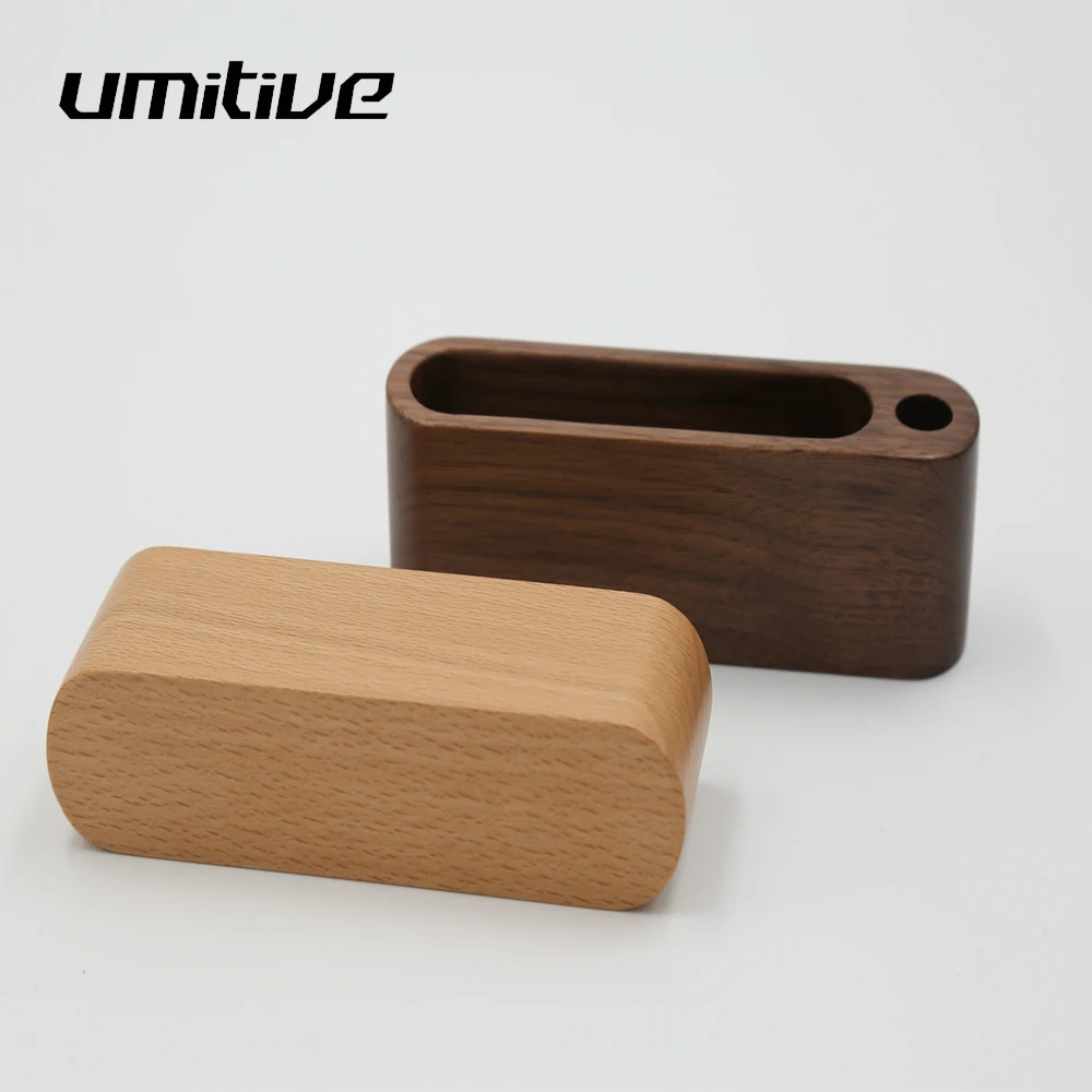 

Umitive 1 pcs Wooden Business Card Holder Desk Note Card Stand Holder Office Desk Accessories Organizer
