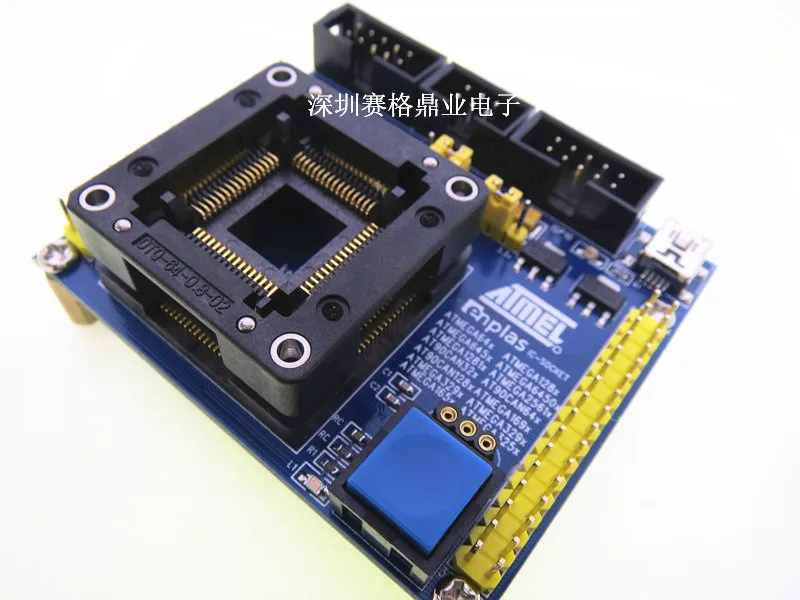 

IC-SOCKET testing seat Test Socket test bench QFP64 ATmega6450x ATmega2561x ATmega169x ATmega169P / 329 / 329P block New