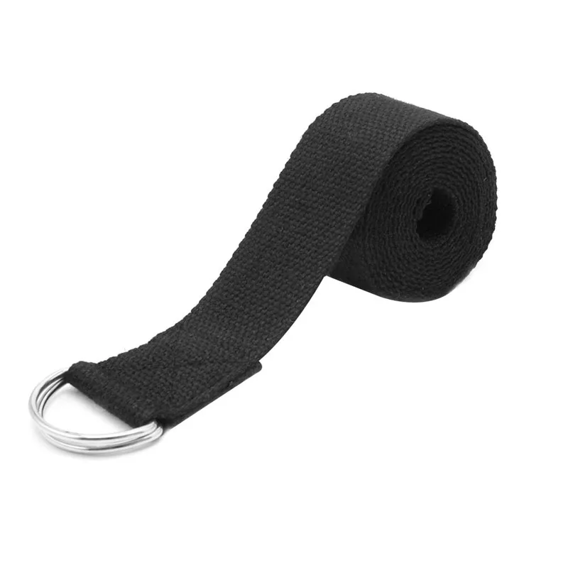 

VSRRWL New 1Pc Sport Yoga Stretch Strap D-Ring Belts Gym Waist Leg Fitness Training Adjustable