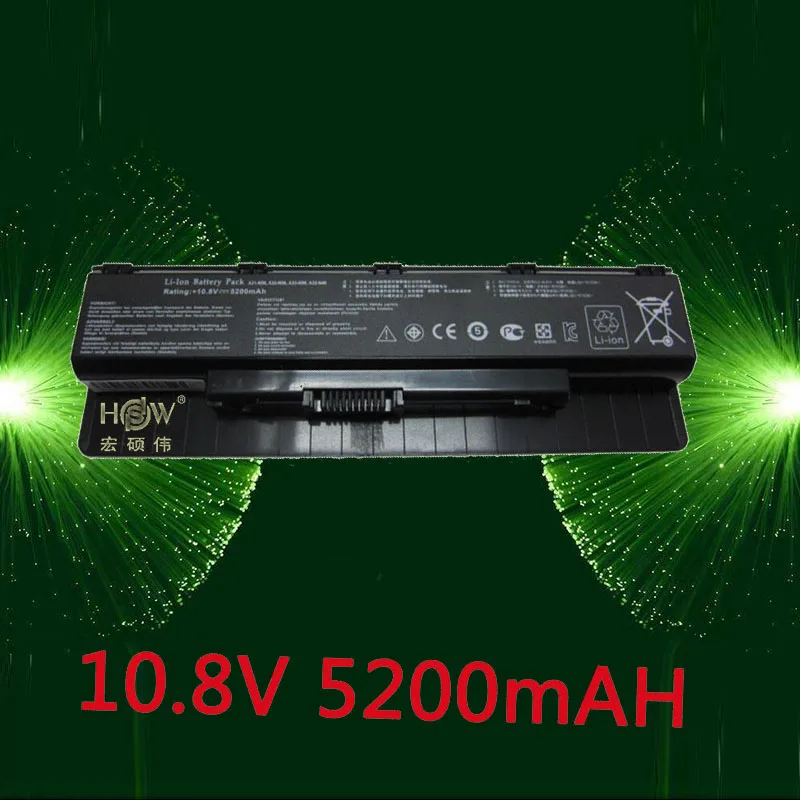 

HSW 5200MAH New laptop battery For ASUS N46 N46V N46VJ N46VM N46VZ N56 N56D N56V N56VJ N76 N76V , A31-N56 A32-N56 A33-N56