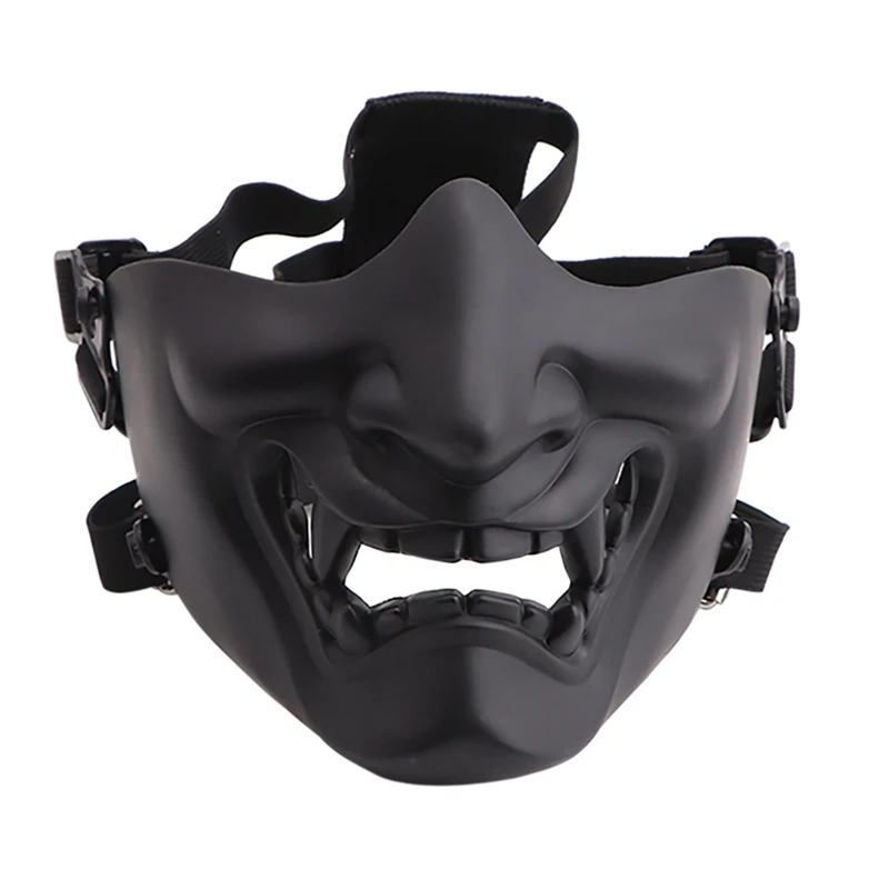 Новая наружная велосипедная полумаска страшная улыбающаяся Регулируемая(тактическая) форма призрака защита головной убор