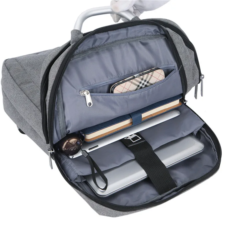 Male Oxford Waterproof Computer Backpack Student Men Women School Bag High capacity Aluminum Handle Travel Backpack Training Bag Male Oxford Waterproof Computer Backpack Student Men Women School Bag High capacity Aluminum Handle Travel Backpack Training Bag