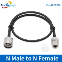 connector מתאם N זכר ראש N נקבה ראש Rf Connector L16-J-7 ריתוך RF 50-3 כבל RG58 wifi כבל מתאם אנטנה לתקשורת (1)
