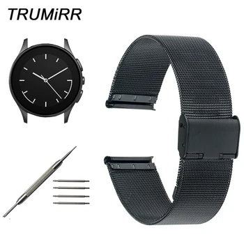 

22mm Milanese Watchband for Vector Luna Meridian Smart Watch Band Stainless Steel Strap Wrist Bracelet Black Rose Gold Silver