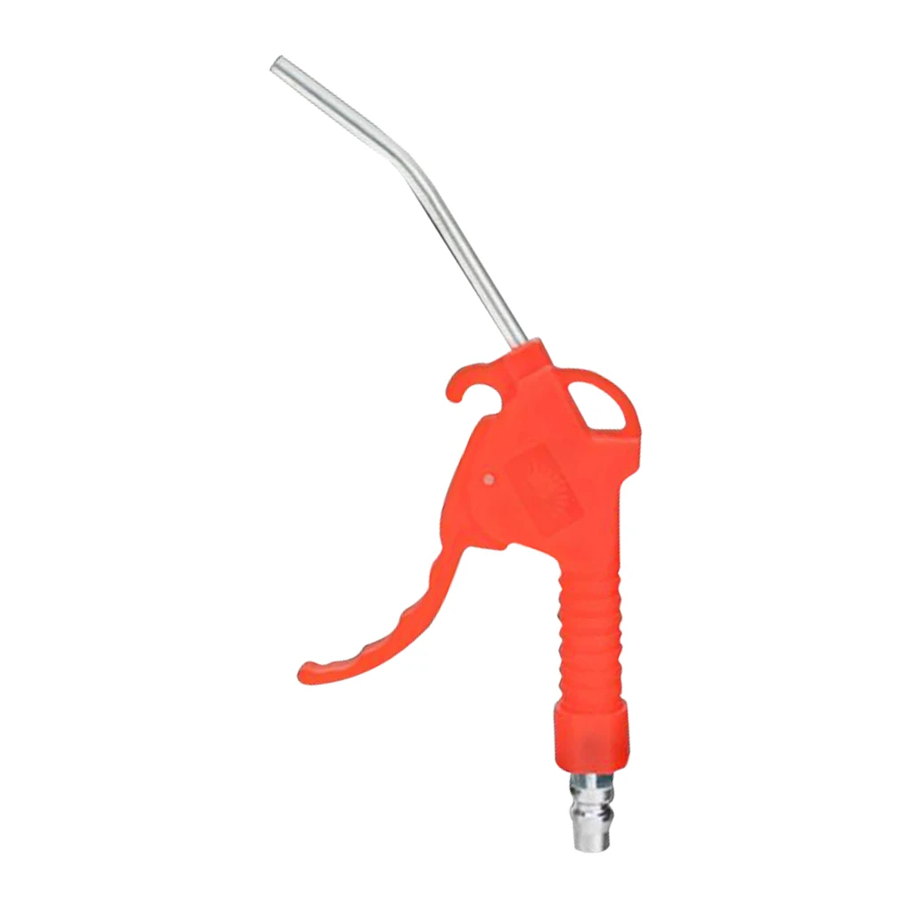 Air Compressor Dust Blow Duster Trigger Handle Angled Bent Nozzle