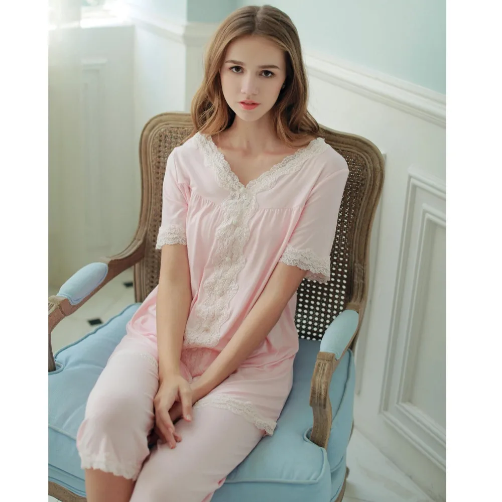 amazon essentials women's cotton modal short pajama set