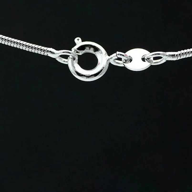 SUSENSTONE Модные мужские и женские серебряные ювелирные изделия цепочка ожерелье 16-22 дюймов