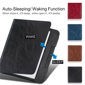 

Crazy Horse Leather Case for Kobo Forma 8 Inch 2018 Protective Skin Ebook Reader for New model 2018 release Kobo Forma 8'' A40
