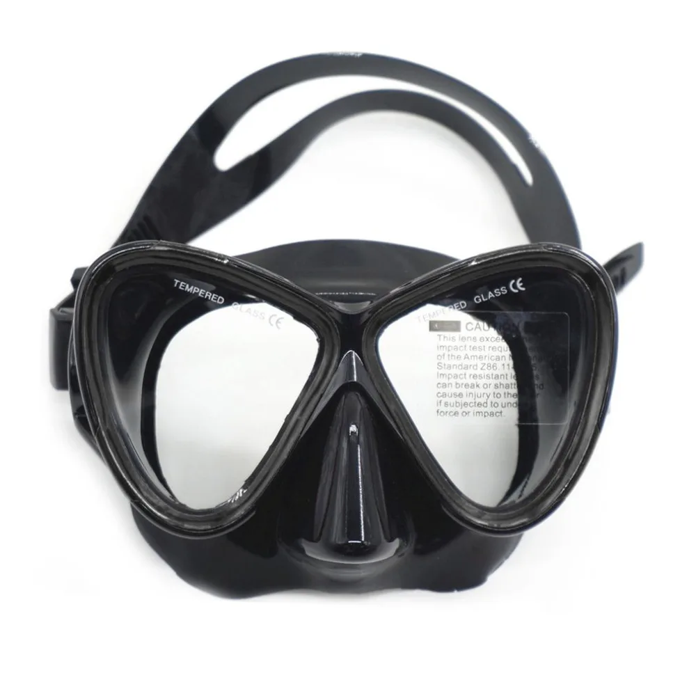 AM 200 Adult Ergonomic Design Silicone Diving Goggles Mask Double Layer