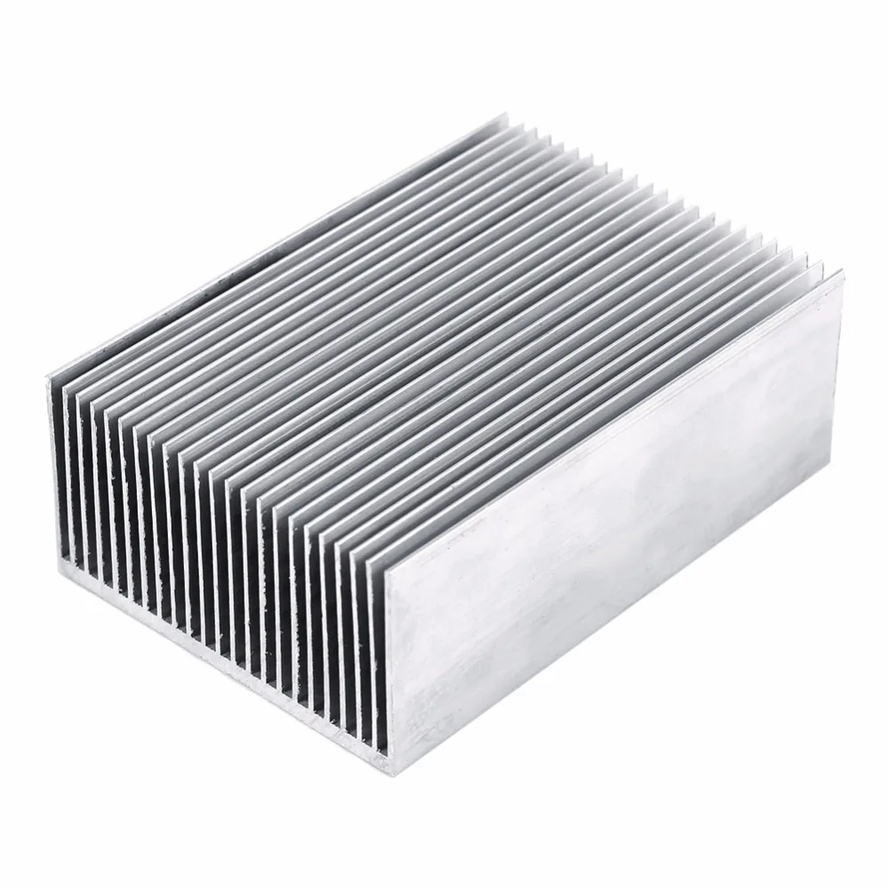 

1pc DIY Cooler Aluminum Heatsink Grille Sink Cooling for Led Amplifier Transistor IC Module 100*69*36mm