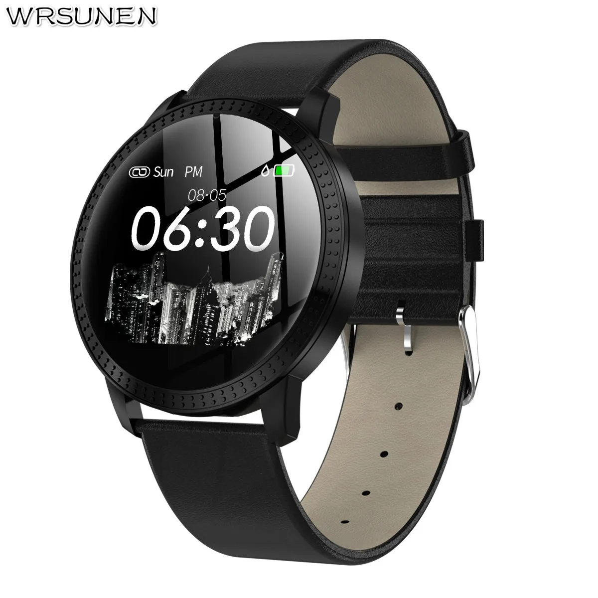 WRSUNEN CF18 Smart Watch OLED Color Screen Blood Pressure Oxygen Heart Rate Monitor Men Women Smartwatch IP67 | Электроника