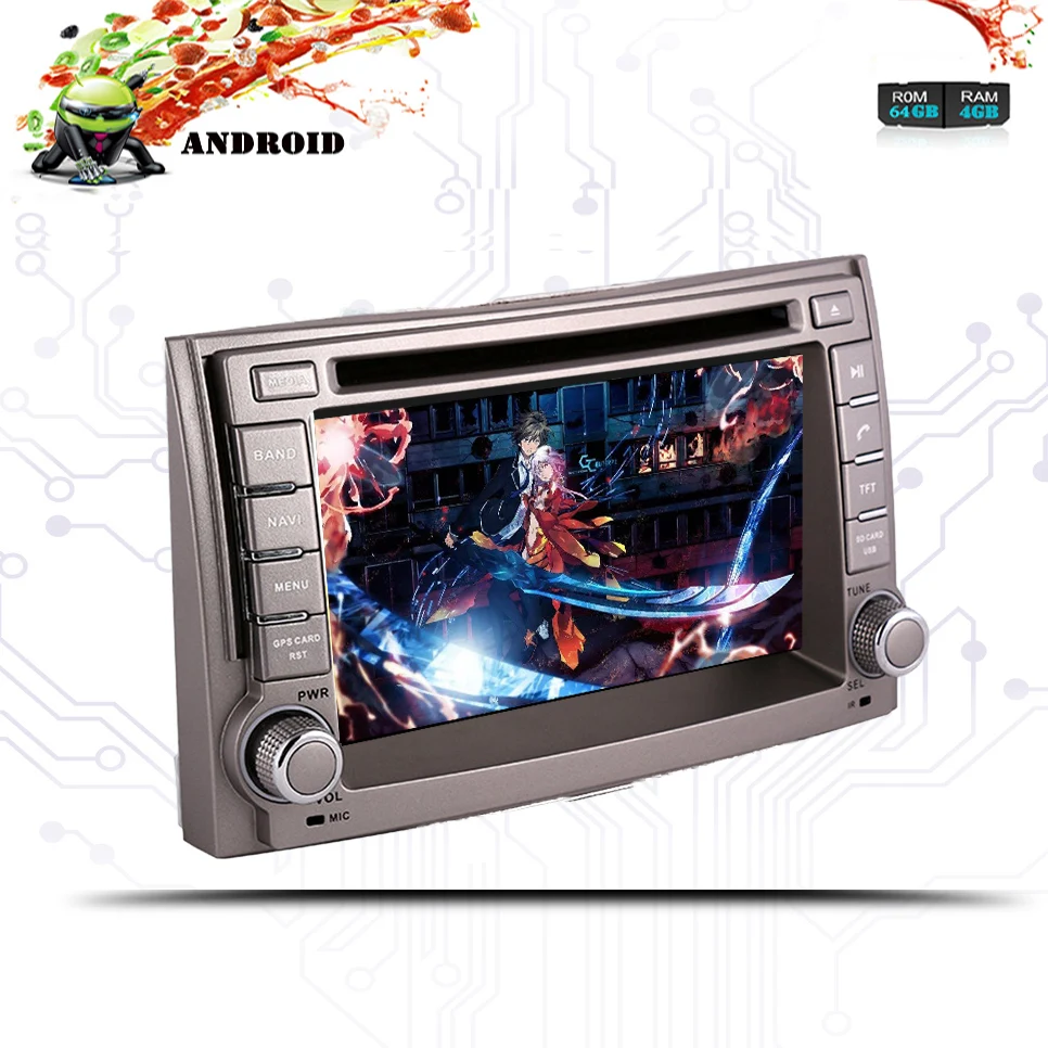 Android 10 08 Core 4 Гб RAM 64 ГБ для Hyundai I20 2008 2009 2010 2011 2012 2013 автомобильный DVD плеер навигация