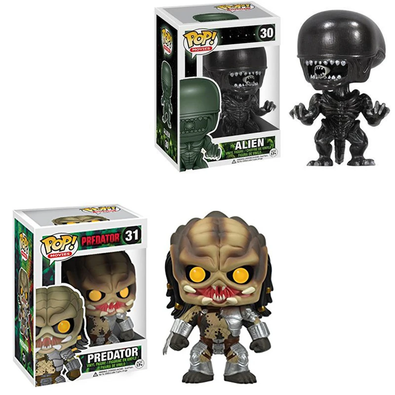 

Funko POP Official PREDATOR & ALIEN Characters Vinyl Figure Action Figure Anime Model Collection Toys For Kids Christmas Gifts