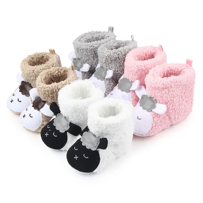 

TongYouYuan Newborn Baby Winter Boots Shoes Crib Bebe Girls Boys Kids First Walkers Fleece Super Keep Warm Snowfield Booty