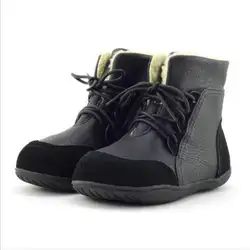 Бренд реального Козьего Меха для маленьких мальчиков 2018 Новая модель зимней обуви для мальчиков сапоги обувь детская Geanuine кожа Австралия