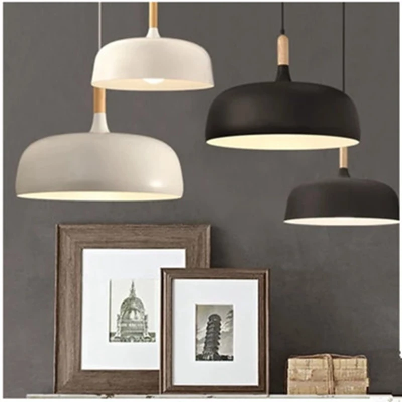  LukLoy Wood Modern Kitchen Pendant Lights LED Kitchen Lights LED lamp Hanging Lamp Ceiling Lamps Li - 32901692238