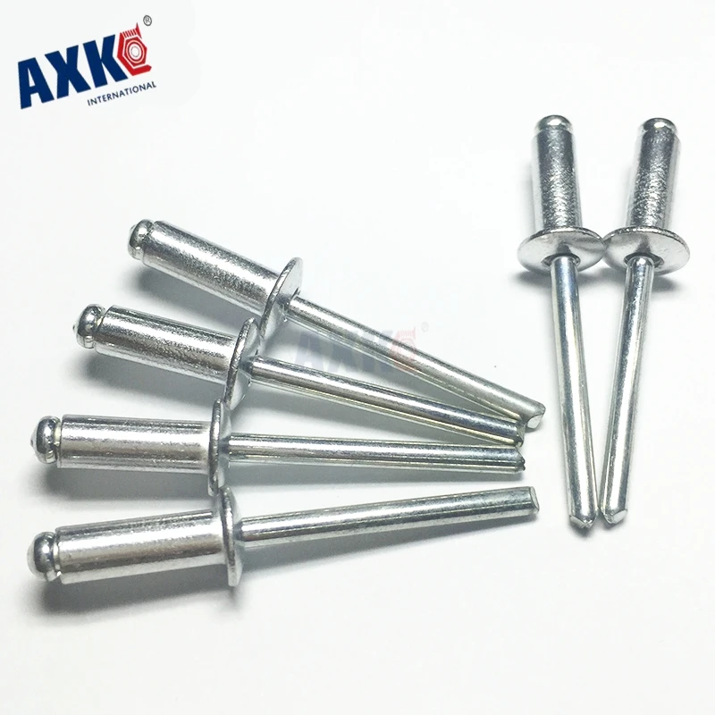 Axk 50 шт. M6 * 10/12/20 M5 25/30/35 алюминиевые круглые заклепки с потайной головкой