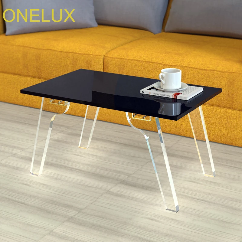 Съемный акриловый кофейный столик, коллапс люцитовый чайный столик 75 Вт 45D 40 H см
