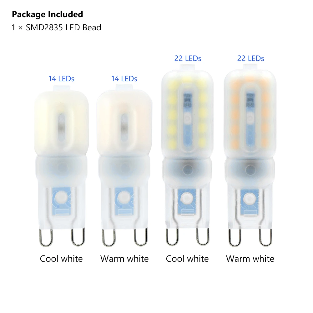 

G9 LED Lamp 3W 5W Mini LED Bulb AC 220V DC 12V SMD2835 Spotlight Chandelier High Quality Lighting Replace Halogen Lamps