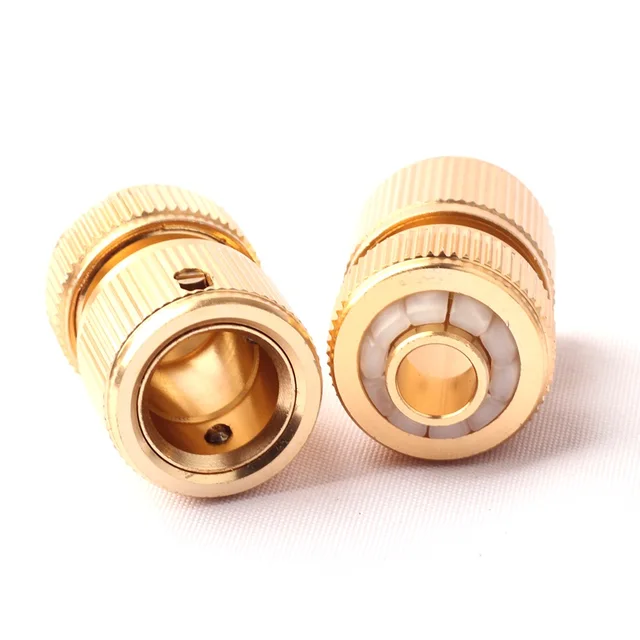 1/2 "Alumínium Gyors Csatlakozó Vízcsap Csatlakozók Kert Öntöző Tömlő Ízületi Szerelvények Növény Öntözés 16 Mm -Es Adapter - Image 4