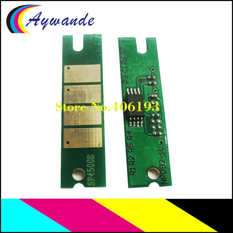 

10 X 407316 407318 for Ricoh SP3600 SP3610 SP4500 SP4510 SP 3600 SP 3610 SP 4500 SP 4510 Laser toner Reset Chip 12k