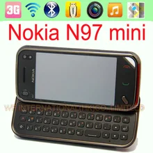 Nokia N97 мини мобильный телефон разблокированный 5MP 3g wifi gps Bluetooth QWERTY клавиатура 3," сенсорный экран и черный