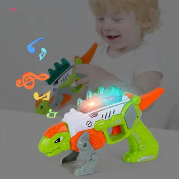 

toy guns for boys kids 2-in-1 Dinosaur Toy Pistol Gun Outdoor Fun Sports Toys Gun Pistol Transformation Guns gift