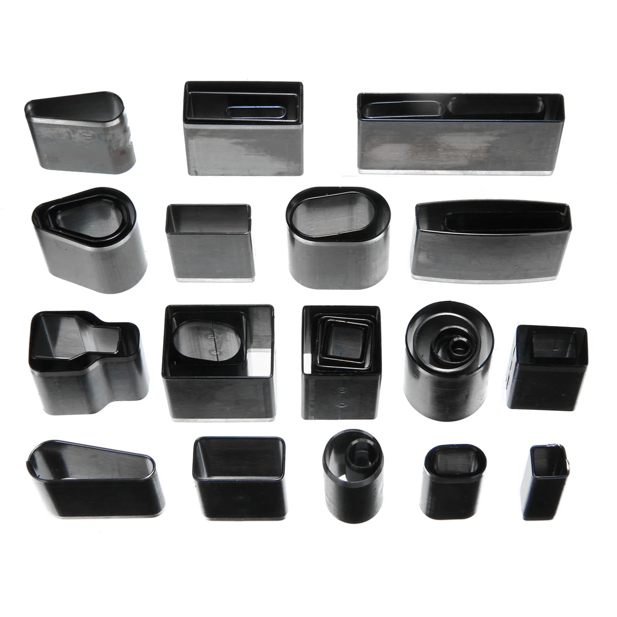 39pcs/set Different Size Shape Style Leather Punch Set Leather Craft DIY Tool Metal Hole Hollow Cutter Punch