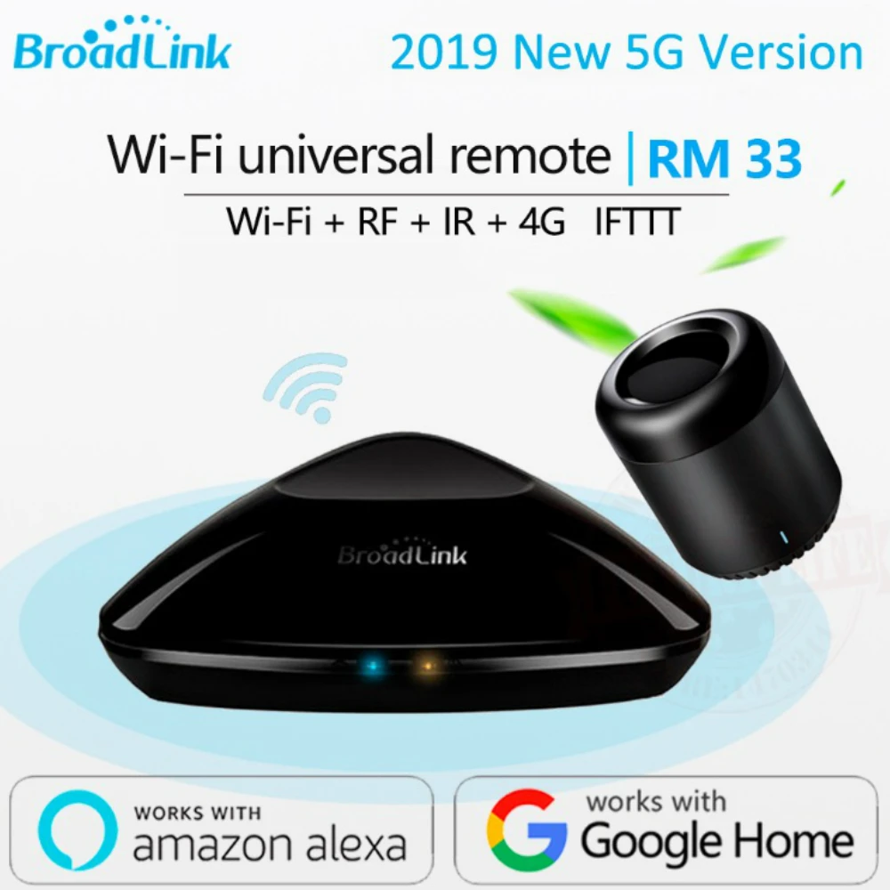 

BroadLink RM33 RM Pro+/RM mini3 Smart Home Automatic Remote Universal controller Intelligent WIFI+IR+RF Switch For iOS Android
