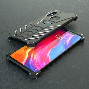 

Aluminum Bumper Back Cover For Xiaomi 8 SE Case Luxury Batman Armor Protect Phone Shell For Xiaomi 8 Explorer edition