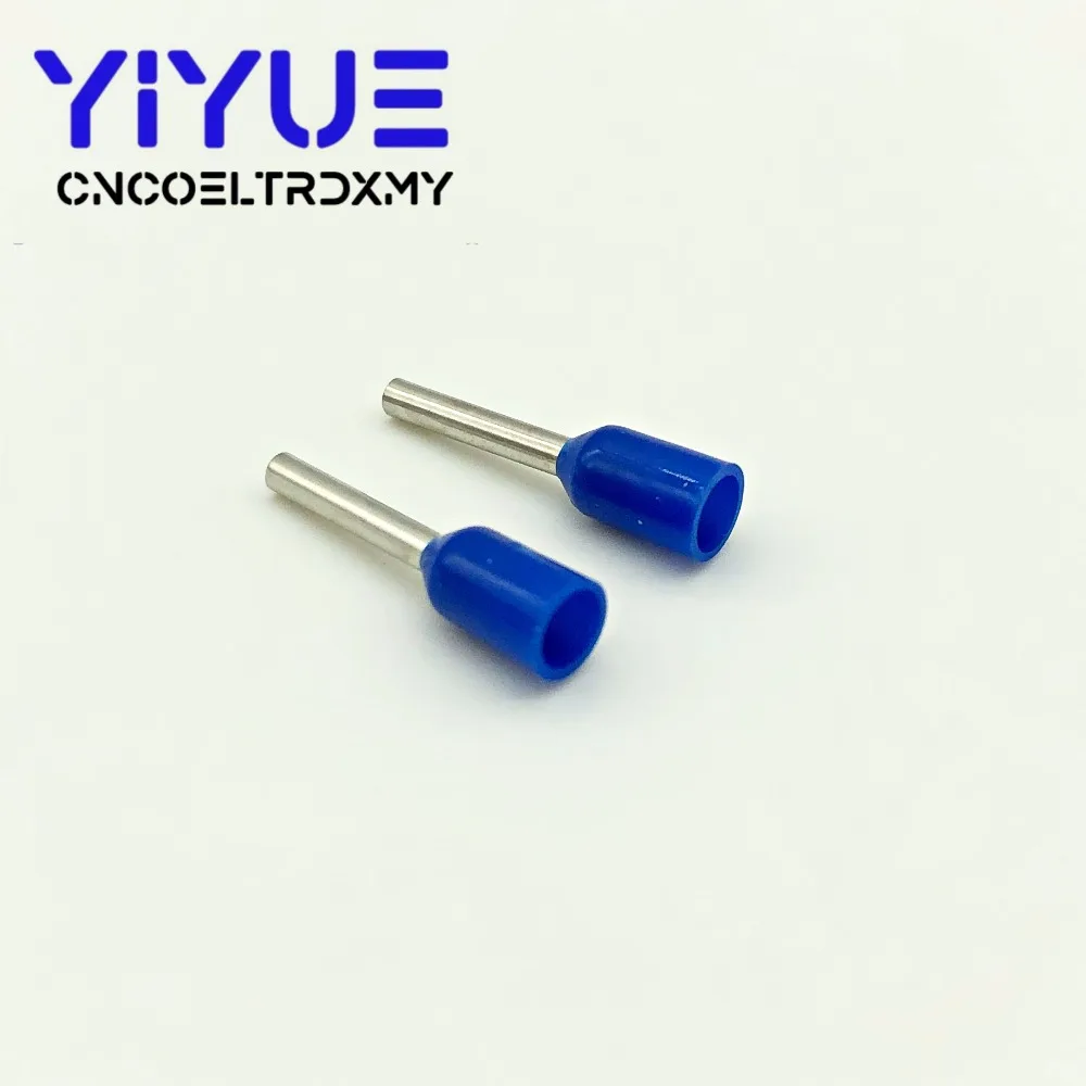 E7508 100 шт./упак. трубки Изоляционные изолированные клеммы 0.75MM2 кабель провода разъем изоляционные обжимной терминал разъем E