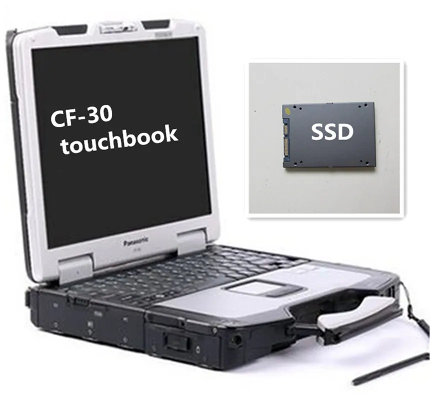  Auto diagnose laptop für Panasonic cf-30 computer mit ssd 1tb super arbeitet für mb-stern c5 für bm