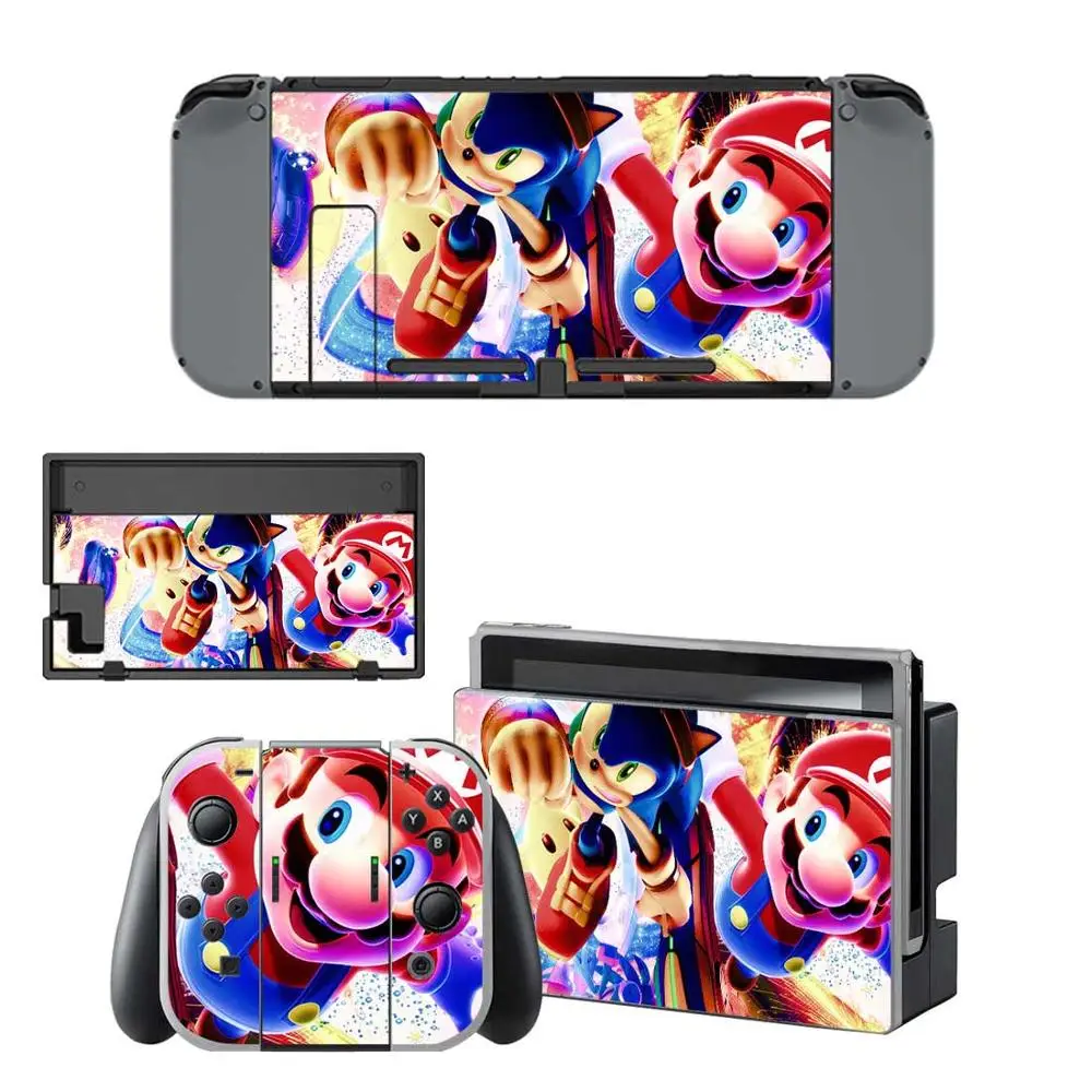 Сменные наклейки для Nintendo s NAND Сменные наклейки Mario Switch Skin совместимы с консолью Nintendo doswitch, Joy-Con, контроллером - Цвет: YSNS0246