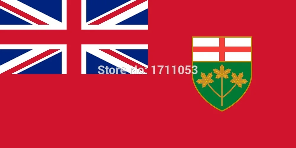 Darmowa wysyłka stopy x 5ft/Ontario Czerwony Ensign/Commonwealth Flag Banner 150x90 cm Big Flagą uroczystości
