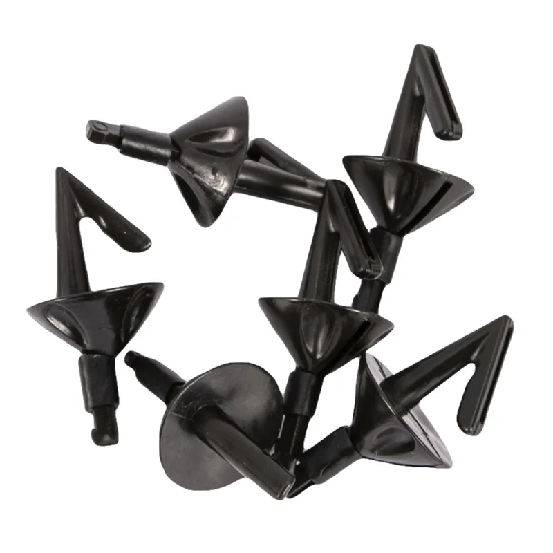 

20 pcs Black Impact Bait Shields Sea Fishing Rig Bait Holder Clip Breakaway Style Fishing Tools