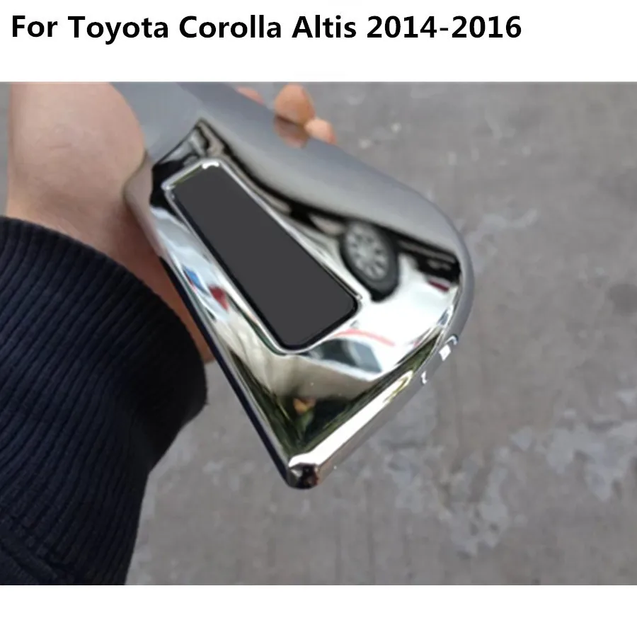 Автомобильный хромированный бампер из АБС пластика 4 шт. для toyota Corolla Altis 2014 2015