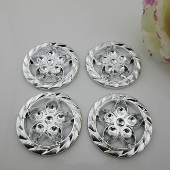 

(AB39)20pcs Fantastic Round Plastic Buckle For Wedding Invitation Card