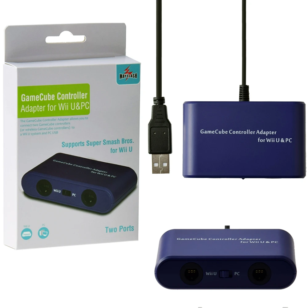 New Mayflash 2 Ports For Gamecube For Gc Controllers Usb Adapter Converter For Nintend For Wii U For Pc Switch Game Accessory Port Usb Port Adapterport Pc Aliexpress