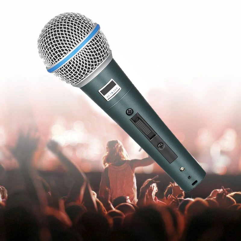 

BT58A Professional Switch Vocal Handheld Dynamic Microphone For BETA58A BETA 58A 58 Audio Mixer Karaoke Mic DJ PC Studio Youtube