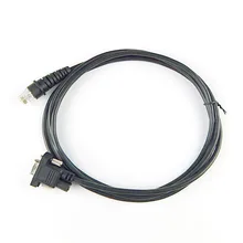 2 шт./лот сканер штрих-кода RS232 кабель, 2 м(7 футов), для HHP 3800g, 3800r, 3820,3200, 4600g, 4600r, 4820, 4600Q, RS232