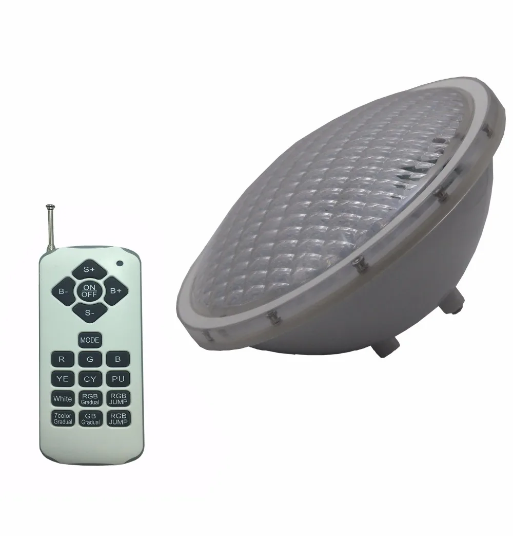 

LED Spotlight 12V Pool LED RGB Underwater Lamp 24w 36w 72w Piscina Pond Lighting Multi-color with 18 Keys Remote Synchronous