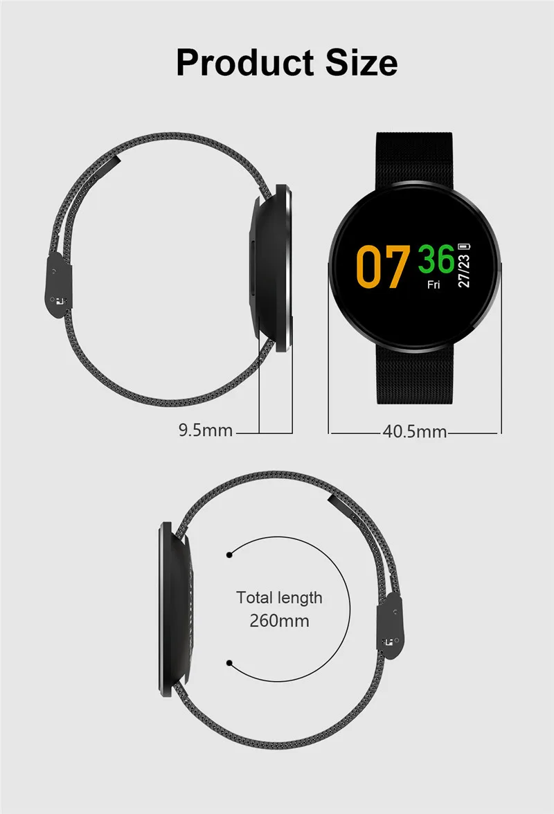 Interpad спортивные Смарт-часы CF006H Bluetooth Smartwatch для IOS iPhone Android Xiaomi huawei с IP67 Водонепроницаемый пульс